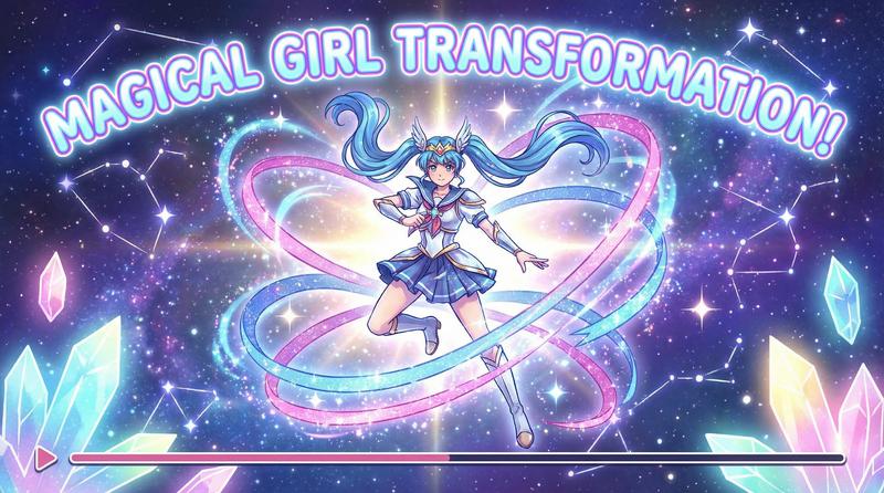 麻豆视频动漫-星辰魔法变身曲-魔法动漫演示